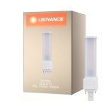 Ledvance Dulux-D LED 7W - 840 Kald Hvit | 2-Stift - Erstatter 18W
