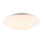 Nordlux Taklampe Ask 36 Metall Hvit 16W 1450lm - 830 Varm Hvit | IP44