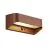 Nordlux Marcellio Veggbelysning Brun 5W 400lm - 830 Varm Hvit | IP54 - med Dimmebryter - Solar