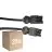 Fordelspakning 25x Noxion GST - Kompatibel Forlengelseskabel Svart - Male + Female - 1,5m - 3 pole 1,5mm2